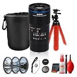 Laowa 100mm f/2.8 2X Ultra Macro APO Lens for Canon RF, Manual Focus Full Frame for Close-Up Product & Nature Photos (VE10028RF) + Lens Filter Kit + Tripod + More (9pc Bundle)