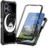 DIGTIALL for TCL K70 5G Phone Case,A White Moon Dragon
