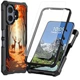 DIGTIALL for TCL K70 5G Phone Case,Autumn Forest Double Deer