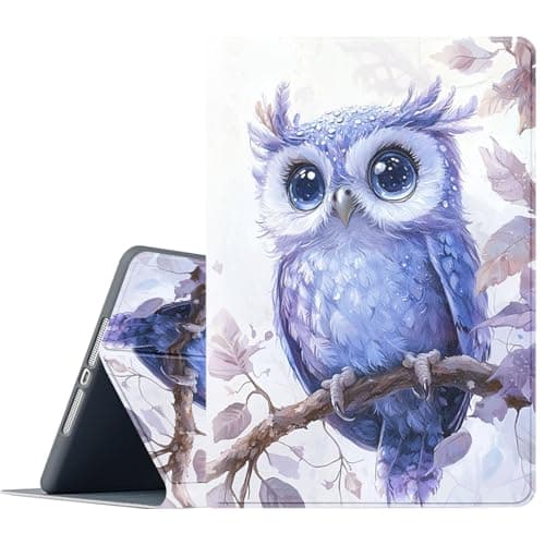 FGDRFGRW Case for 6.8" Kindle Paperwhite 11th Generation 2021 and Signature Edition,Adjustable Stand Auto Wake/Sleep Function Full Body Protection Cover - Blue Owl