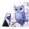 FGDRFGRW Case for 6.8" Kindle Paperwhite 11th Generation 2021 and Signature Edition,Adjustable Stand Auto Wake/Sleep Function Full Body Protection Cover - Blue Owl