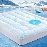DOWNCOOL 100% Waterproof King Mattress Topper, Viscose Derived from Bamboo