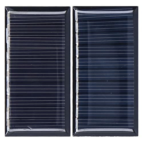 FTVOGUE Mini Solar Panels, Portable Polycrystalline Silicon, 5V Solar Cells with 0.25W Power for DIY Projects and Small Electronics