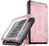 DJ&RPQ Child Adult Friendly with Stand and Screen Protector -for 8in Tablet- Pink