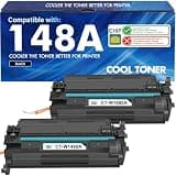 148A Toner Cartridge Black 4001n 4101fdw W1480A 148X Compatible Replacement for HP 148 148A W1480X for HP LaserJet Pro MFP 4101fdw 4101fdn Pro 4001dw 4001dn Printer Ink (2 Pack with Chip)