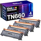 E-Z Ink TN660 Toner Cartridge Replacement Compatible with Brother TN660 TN-660 TN630 High Yield to Use for HL-L2380DW HL-L2320D HL-L2340DW DCP-L2540DW MFC-L2700DW MFC-L2720DW Printer (Black, 4 Pack)