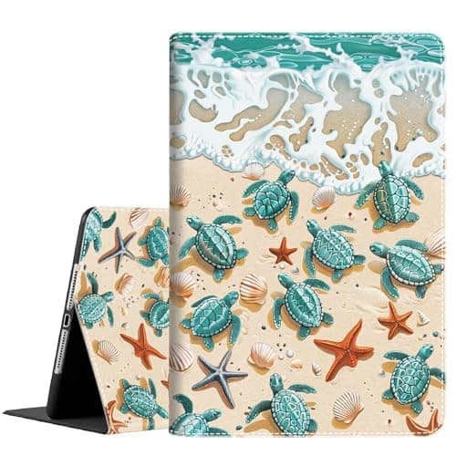 Case for iPad Pro 11 Inch 2022/2021/2020 (4th/3rd/2nd Gen), for iPad Air 5th / 4th Gen 10.9 Inch (2022/2020), Durable Shockproof Protective Cover, Turtles Crawl Into The Sea