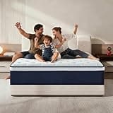 Full Mattress,12 Inch Full Size Mattresses in a Box, Hybrid Pocket Spring Mattress with CertiPUR-US Certified Foam, Fiberglass Free, Cool Sleep Technology 75''L x 54''W