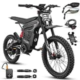 BIBUFF GT600 Electric Dirt Bike for Adults, 7500W Peak Motor, 55 MPH