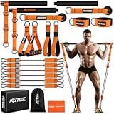 KUTIZE Pilates Bar Kit with Resistance Bands, Heavy Duty Pilates Equipment for Men, Training Bands with Handles for Legs, Hip, Back, Arm, Abs, Chest, Shoulders, Portable Home Gym Workout Equipment