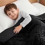 MAXTID Weighted Blanket for Kids 5lbs 36"x48" Kids Blanket for Boys & Girls Weighted Throw Blanket Children Bedding Gifts for 3 4 5 6 7 8+ Year Old Kid Small Weighted Comfort Blankets,Black