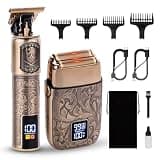 Ufree Foil Shavers Electric Razor for Men, Beard Trimmer Grooming Shaving Kit, Hair Trimmer, Cordless Head Shavers for Bald Men Barber Clippers, Birthday Gifts for Him
