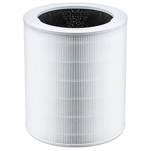 Air Purifier Replacement Filter，Compatible For LEVOIT， Core 600S-RF, H13 True, 1Pack, White Accessories Filters