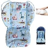 High Chair Cushion for Baby, Thickening Stroller Cushion with Cute Animal Pattern, Breathable Stain-Proof High Chair Mat for Child, Dining Seat, Cover