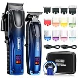 GinJee Professional Hair Clippers for Men Cordless & Corded