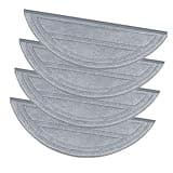 Compatible for Roborock，Q10 S5 /Q10 S5+ /Q10 VF /Q10 VF+ /Q10V /Q10V+，4Pcs Mop Cloth Pads，Vacuum Cleaner Parts Replacement