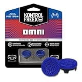 KontrolFreek Omni for PlayStation 4 (PS4) and PlayStation 5 (PS5) | Performance Thumbsticks | 2 Low-Rise Concave | Blue