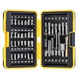 TGFTGF 42PCS S2 Steel Screwdriver Bit Set, Magnetic Drill Bit Set, includes PH, PZ, SQ, SL, Hex, Torx Security Bit Set, and Nut Bit, with Carbide Burr, 1/4” Hex Extension Bit Holder, Upgraded Version