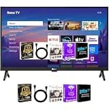 Roku 24R2E5KIT1 24 inch Class Select Series 720p HD LED Smart TV TV Platform WiFi HDMI Input Mobile App Compatible Inc