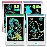 Magic Jimmy 4 Pack LCD Writing Tablet, 8.5 Inch Colorful Toddlers Drawing Tablet for Kids, Creative Doodle Board Drawing Pad, Toy Birthday Gift for 3-6 Year Old Girls Boys