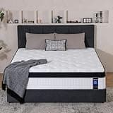 Full Mattress Plush 12 Inch Cooling Gel Memory Foam Hybrid 7 Zone Pocket Springs, Bed in a Box, Breathable Cover, Motion Isolation,Back Pain Relief, CertiPUR US & Oeko TEX Certified