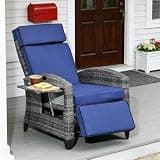 Reclining Lounge Chair,Patio Recliner Chair