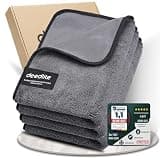 Deedlite Bath Wipes Shower Cleaning Cloths, Premium Car Drying Towel | Ultra Absorbent Twisted-Loop Design| Microfiber Towel for Car, Shower Cabin, Household