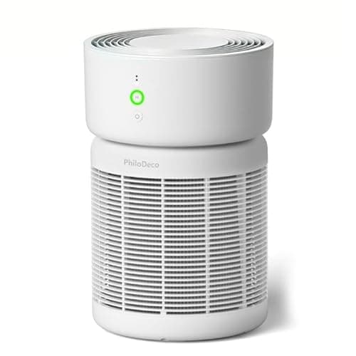 PhiloDeco HEPA Air Purifier for 3500 sq ft Large Room, Smart Air Cleaner with PM2.5 Monitor, WiFi, Auto & Sleep Mode for Pet Hair, Dust, Pollen