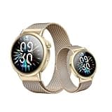 SAYDIAN Smart Watch for Women, 1.1" AMOLED Display, Bluetooth Calling, Heart Rate & Sleep Tracking, 100+ Sports Modes, Fitness Tracker for iPhone, Compatible with iPhone & Android (Rose Gold)