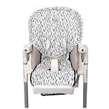 Nuby Baby High Chair Cover - Protects from Spills and Crumbs - Water Resistant for Easy Cleanup - Brush Strokes Print