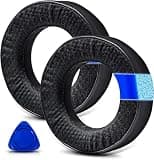 TRANSTEK Replacement Earpads Compatible with LucidSound LS20 LS25 LS30 LS40 Headset, Ear Pads Cushions with High-Density Memory Foam (Cooling Gel Mesh)