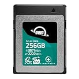 OWC 256gb Atlas Core CFexpress 4.0 Type B Memory Card, Reliable Performance At A Price that Works, Up to 3571MB/s Read & 2227MB/s Write
