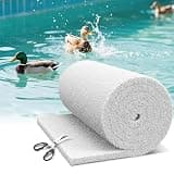 WAWINY Classic Koi Pond Filter Pad, 18” x 72" Thick Aquarium Filter Floss Roll Reusable Cut to Fit Aquarium Media Pad for Outdoor Koi Ponds, Aquariums, Fish-Safe Polyester Material