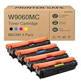 lenvalora W9060MC W9061MC W9062MC W9063MC Toner Cartridge High Yield Compatible for HP Color LaserJet Managed E55040 E55040DW E57540 E57540dn E57540C Printer 4 Pack (Black Cyan Yellow Magenta)