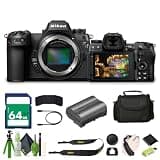Nikon Z6 III FX-Format Mirrorless Camera + Soft Case + Cleaning Kit + Memory Card Wallet + 64GB UHS-II Memory Card + Card Reader + Hand Strap + 3 Piece Filter Kit + 12 Inch Flex Tripod