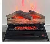 23 Inch Electric Fireplace 3D Log Set Insert Infrared Heater