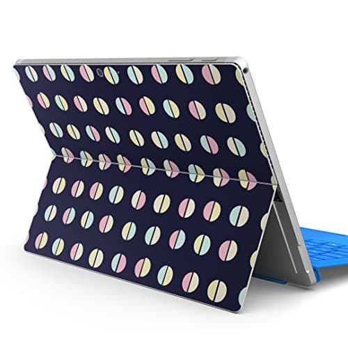igsticker Surface pro7 (2019) pro6 pro2017 pro4 Skin Seal Surface Notebook Laptop Cover Case Film Sticker Accessory Protection 011216 Pattern Pastel Navy