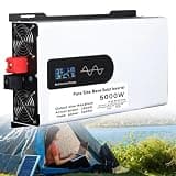Pure Sine Wave Car Power Inverter 2500W (Peak),DC 12V 24V 48V to 110V/220V AC Converter with LCD Display Dual Outlets Charger(12000W,12vto220v)