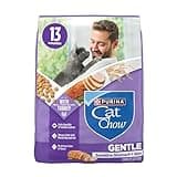Purina Cat Chow Gentle Sensitive Stomach and Skin Dry Cat Food with Turkey - 13 lb. Bag
