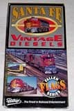 Santa Fe Vintage Diesels [Trains] -- Fallen Flags Series -- VHS Tape -- 50 Minutes -- Color, with appropriate stereo sound and narration!!!