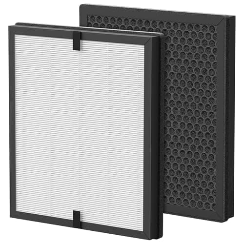 ZQA-8000A ZQA-8000B Replacement Filter Compatible with Cobectal ＆ VNIUP ZQA-8000A, Oterbear ZQA-8000B Air Purifier, 3-in-1 H14 HEPA Filter, 2 Pack