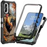 DIGTIALL for TCL K70 5G Phone Case,Autumn Farm Rooster
