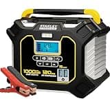 STANLEY PPS1CS 1000 Peak Amp Jump Starter with 120 PSI Air Compressor, LED Light, USB Power
