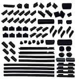 LAMPVPATH 80 PCS Computer Laptop and Motherboard Anti-dust Plugs, 25 Types of Port Anti-dust Covers Stoppers for Computer Laptop and Motherboard - DO NOT Fit MacBook