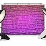 Purple Red Ombre Backdrop 8x6ft Geometric Stained Glass Photography Backdrop Fabric Photoshoot Background Polyester Tapestry Banner for Birthday Baby Shower Decoration Party Video Photo Studio Props