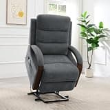 Kayla Gray Power Recliner with Heating and Massage