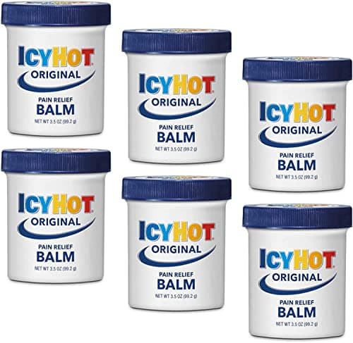 ICY Hot Pain Relieving Balm 3.5 Ounce Extra Strength (Pack of 6)