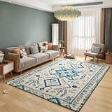 Detachable Indoor Floor Heating Mat Foot Warmer, Washable Heated Rug, Graphene Electric Heated Floor Mat with Timer for Home Office Study Playroom(D,120 * 180CM)