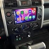 Android 15 Car Radio Stereo for Toyato FJ Cruiser 2006-2020, 9 Inch Touch Screen Radio with Wireless CarPlay Android Auto BT GPS Units Mirror Link/Voice Control/FM Rear Camera 2+64G