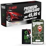 RideLink Tracer Go 4G GPS Tracker Car Motorcycle Truck - Transmitter with SIM Card, Real Time Live Tracking & Theft Detector, Includes Navigation, IP54 Waterproof, German Support, Made in Germany